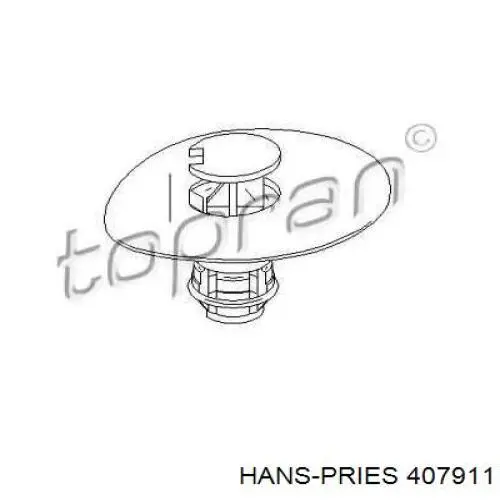 Заглушка отвору під домкрат / заглушка поріга Hans Pries (Topran) 407911 ціна, від 2.41 USD