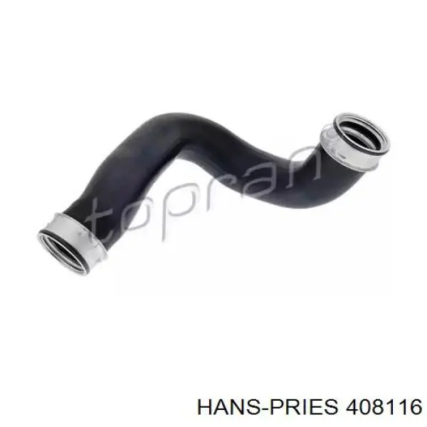 Шланг/патрубок интеркуллера Hans Pries (Topran) 408116 ціна, від 54.46 USD