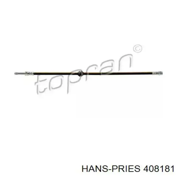 Купити 408181 Hans Pries (Topran) Гальмівні шланги передні
