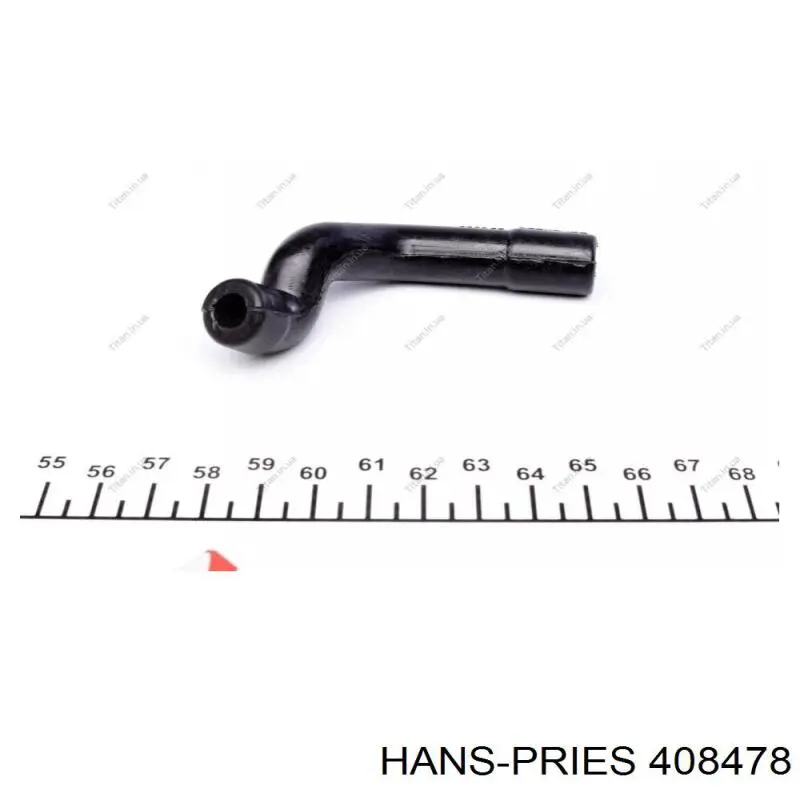 408478 Hans Pries (Topran) Шланг повітряний вентиляції картера