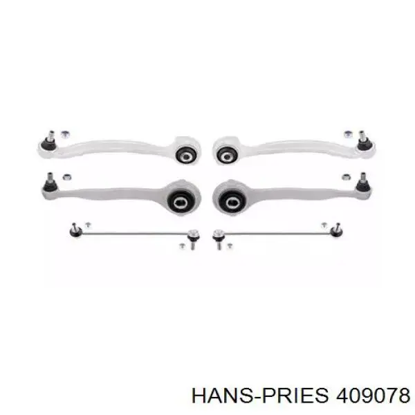 409078 Hans Pries (Topran) Комплект важелів передньої підвіски