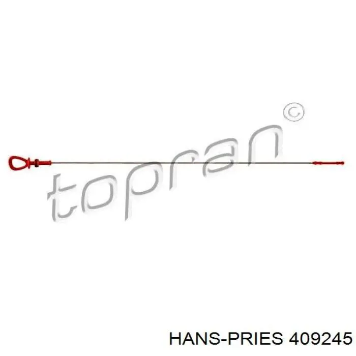 409245 Hans Pries (Topran) щуп-індикатор рівня масла в двигуні