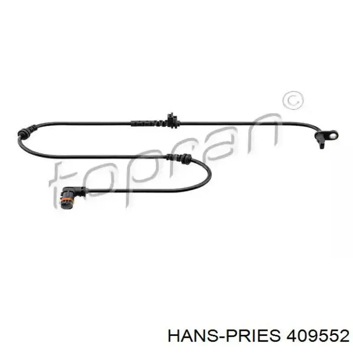 Датчик ABS передній Hans Pries (Topran) 409552 ціна, від 19.81 USD