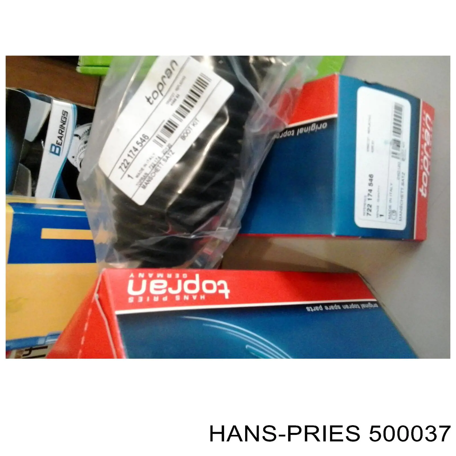 Опора карданного валу Hans Pries (Topran) 500037