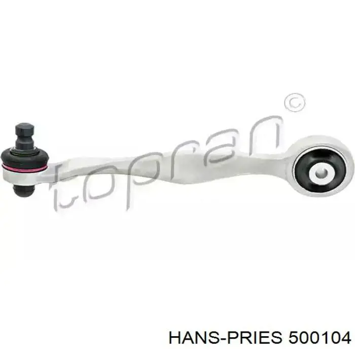Правий важіль передній нижній підвіски Hans Pries (Topran) 500104