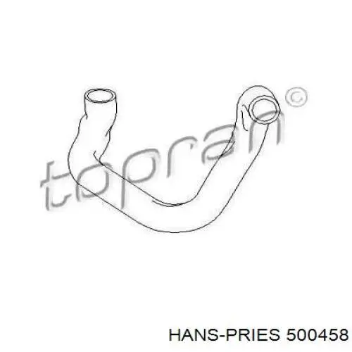 Шланг/патрубок водяного насосу, нагнітаючий 500458 Hans Pries (Topran)