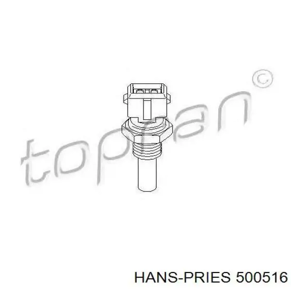 500516 Hans Pries (Topran) датчик температури охолоджуючої рідини