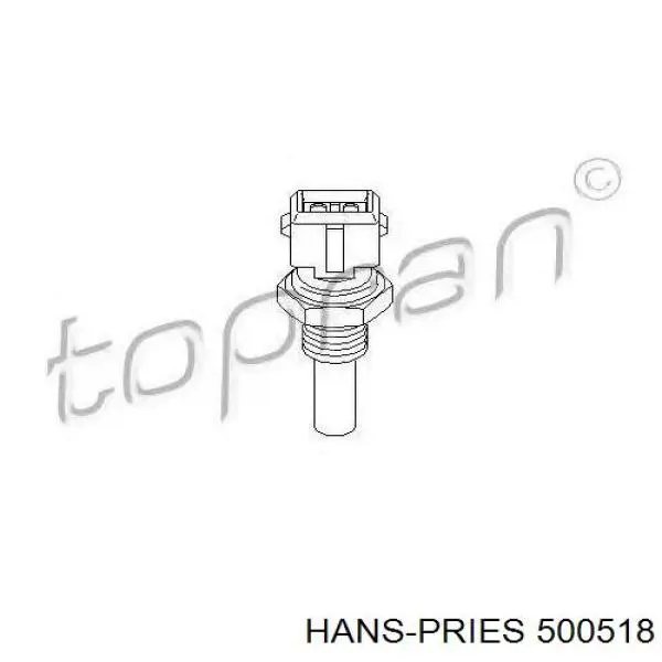 Датчик температури охолоджуючої рідини 500518 Hans Pries (Topran)