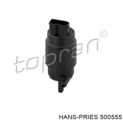 500555 Hans Pries (Topran) насос-двигун омивача скла, переднього