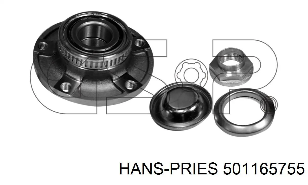 Маточина передня 501165755 Hans Pries (Topran)