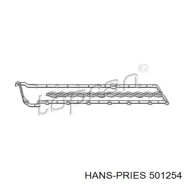 Прокладка клапанної кришки двигуна Hans Pries (Topran) 501254 ціна, від 1243.45 UAH