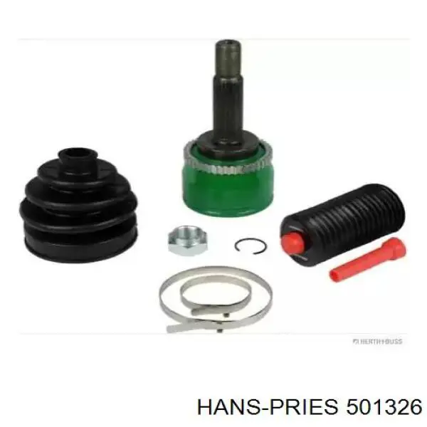 Купити 501326 Hans Pries (Topran) Сайлентблок заднього нижнього важеля