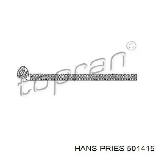 501415 Hans Pries (Topran) патрубок вентиляції картера, масловіддільника
