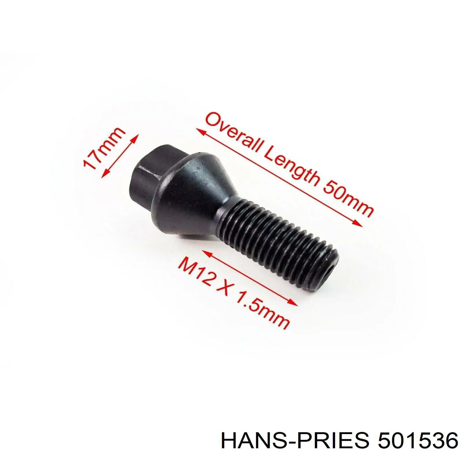 Купити 501536 Hans Pries (Topran) Колісний болт
