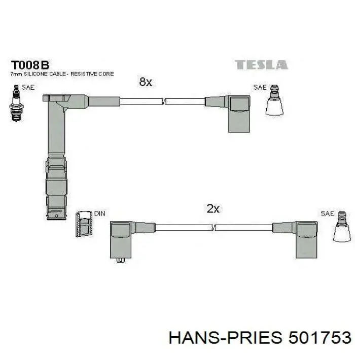 501753 Hans Pries (Topran) Водопровідна труба