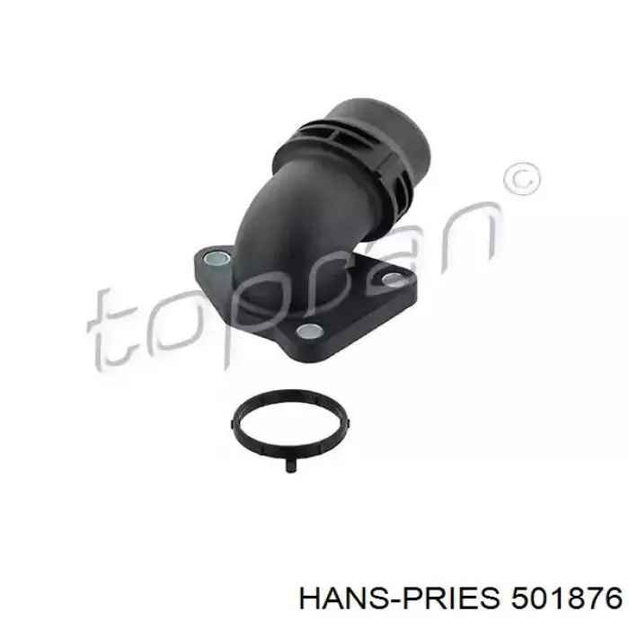 Купити 501876 Hans Pries (Topran) Фланець системи охолодження (трійник)