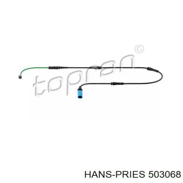 Датчик зносу гальмівних колодок, задній 503068 Hans Pries (Topran)