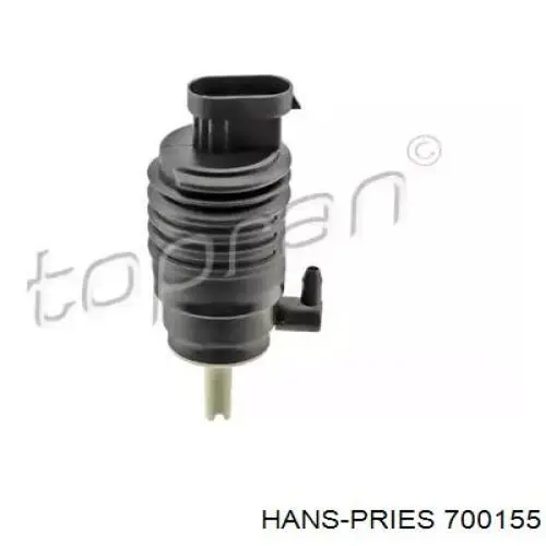 700155 Hans Pries (Topran) насос-двигун омивача скла, переднього