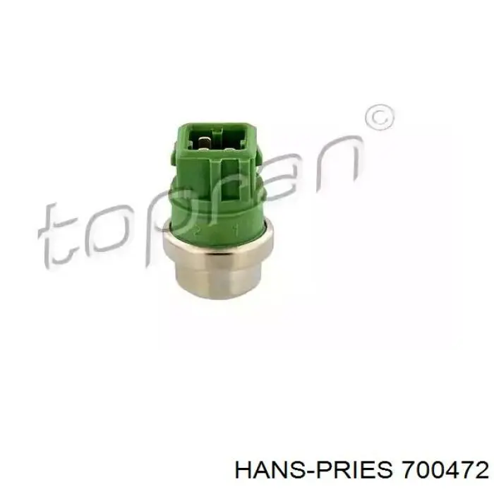 Датчик температури охлоджуючої рідини, на прилад 700472 Hans Pries (Topran)