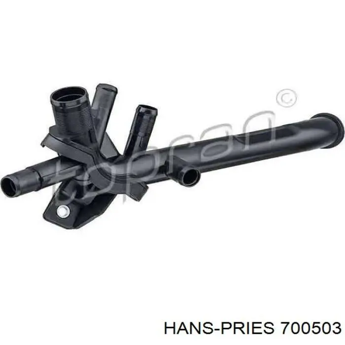 700503 Hans Pries (Topran) шланг/патрубок радіатора охолодження, нижній