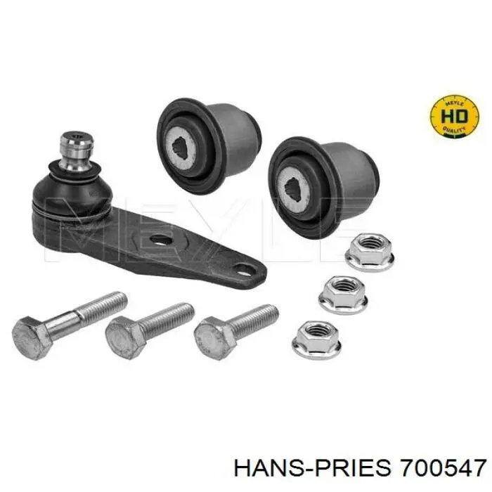 Купити 700547 Hans Pries (Topran) Сайлентблок передньої підвіски