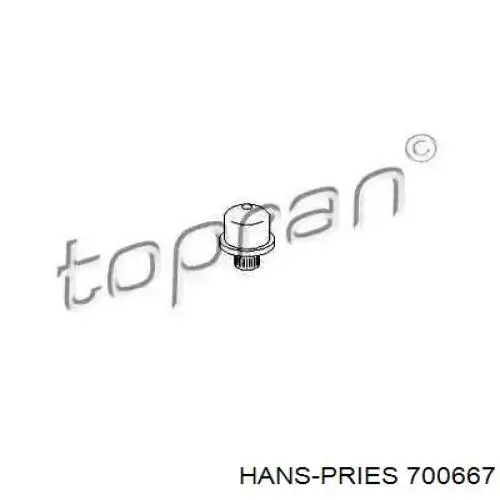 Купити 700667 Hans Pries (Topran) Втулка осі вилки зчеплення