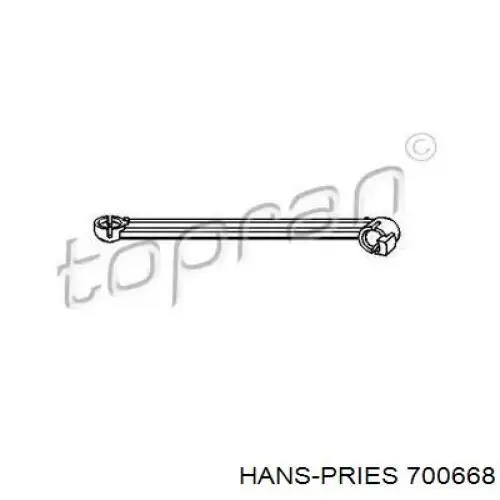 700668 Hans Pries (Topran) тяга повітряної заслінки впускного колектора