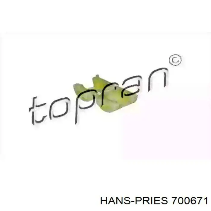 Купити 700671 Hans Pries (Topran) Втулка осі вилки зчеплення