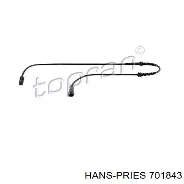 701843 Hans Pries (Topran) Датчик АБС (ABS) задній