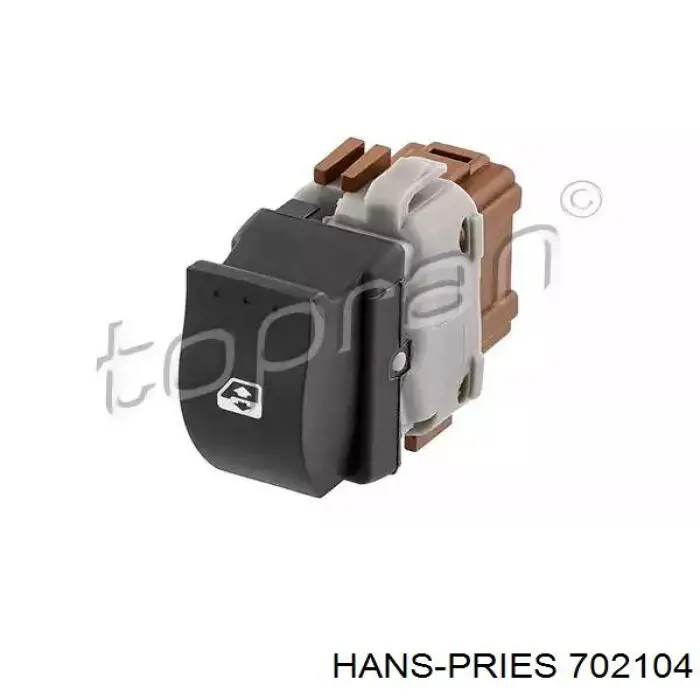 702104 Hans Pries (Topran) кнопка вмикання двигуна склопідіймача передня права