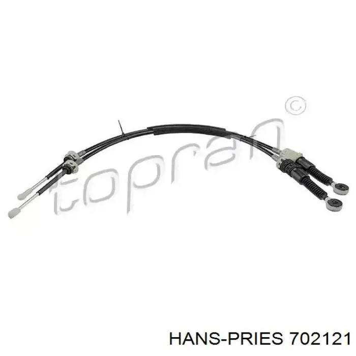 702121 Hans Pries (Topran) Трос коробки передач