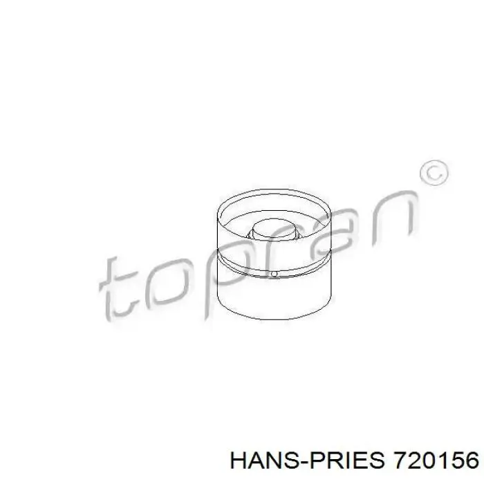 Штовхач клапана гідравлічний Hans Pries (Topran) 720156 ціна, від 8.37 USD