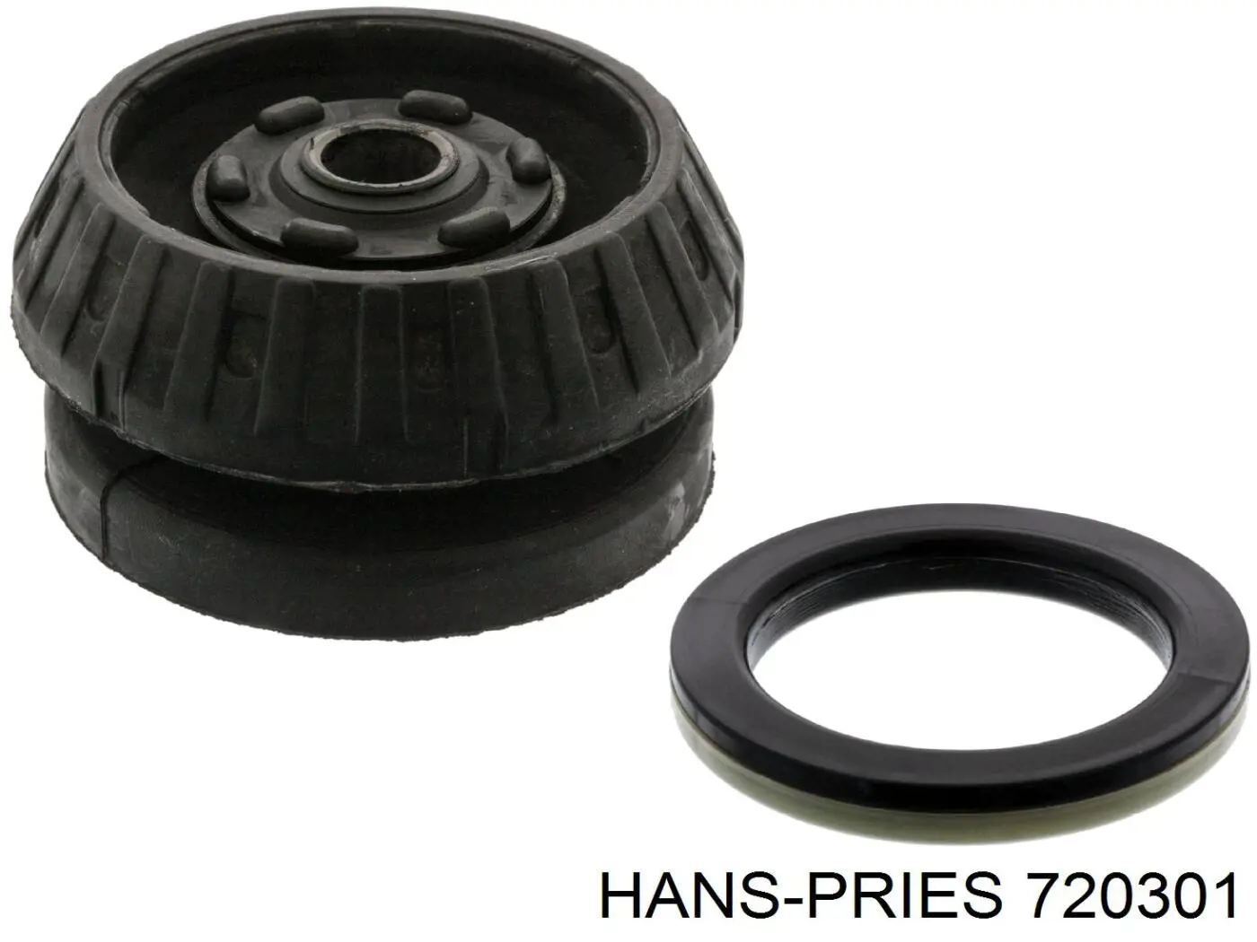 720301 Hans Pries (Topran) насос-двигун омивача скла, переднього