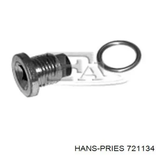 Пробка піддона двигуна 721134 Hans Pries (Topran)