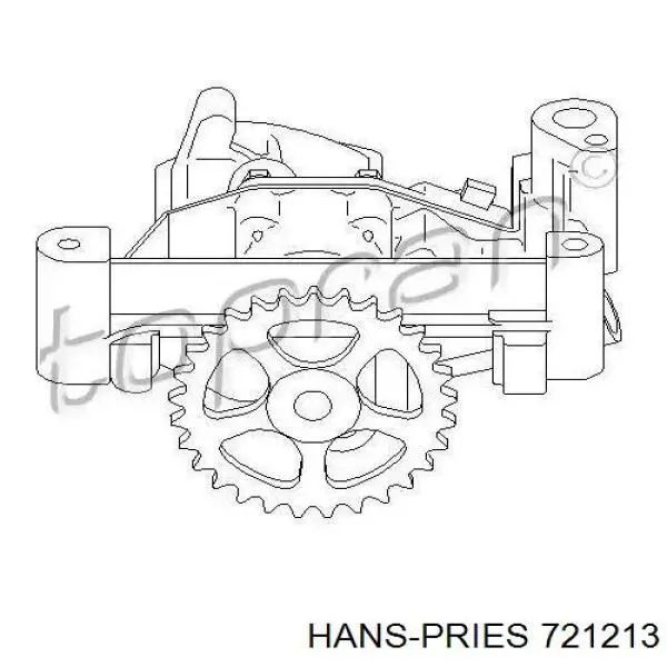 Помпа масляна Hans Pries (Topran) 721213 ціна, від 58.74 USD