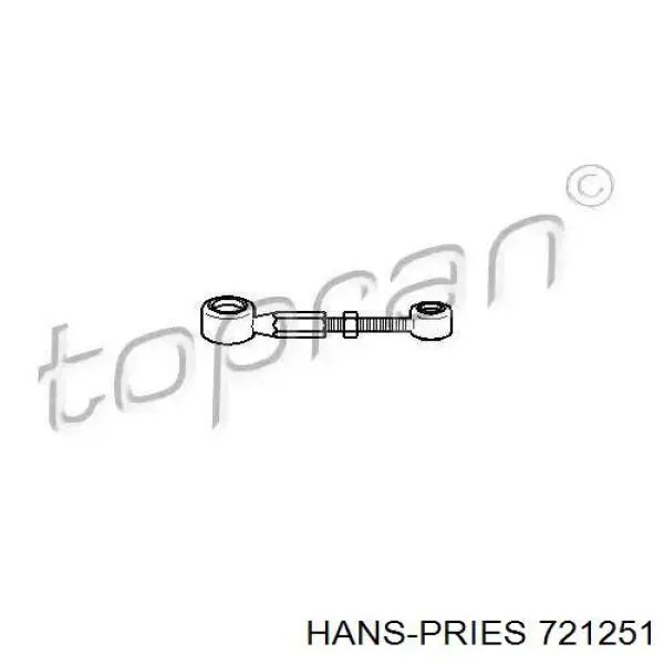 Тяга куліси АКПП/КПП 721251 Hans Pries (Topran)