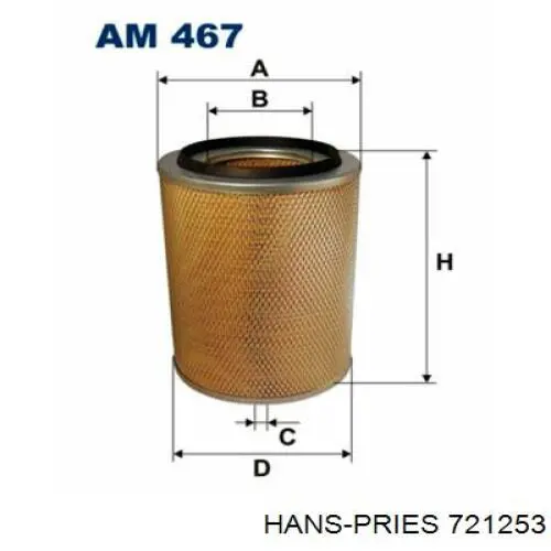 Купити 721253 Hans Pries (Topran) Тяга куліси АКПП/КПП