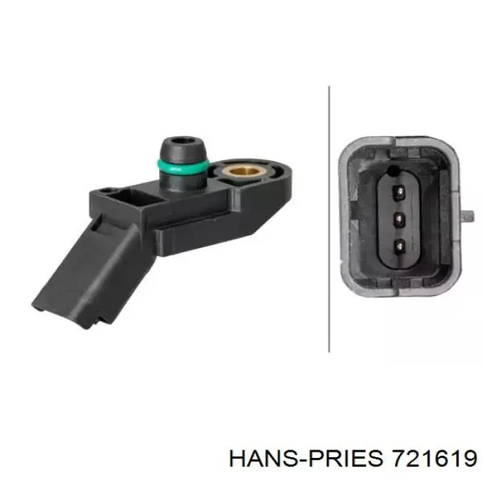 Датчик тиску повітря Hans Pries (Topran) 721619