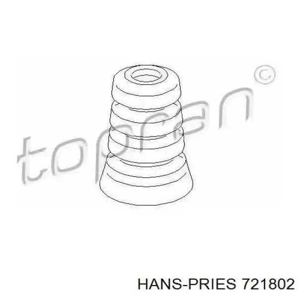 721802 Hans Pries (Topran) буфер-відбійник амортизатора заднього