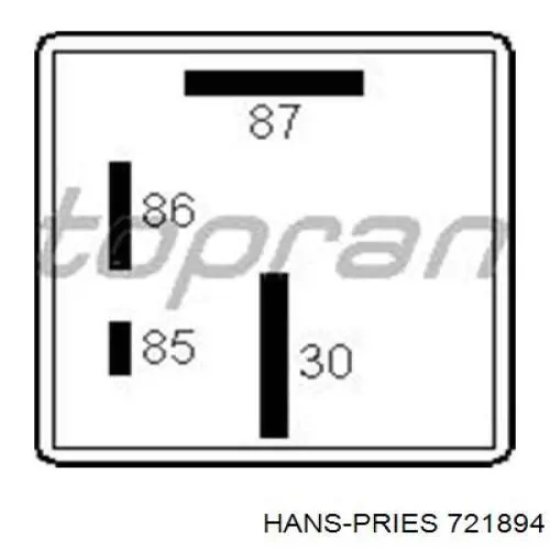Кнопка стоп-сигналу Hans Pries (Topran) 721894 ціна, від 4.50 USD