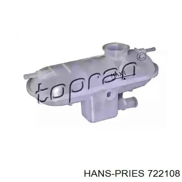 722108 Hans Pries (Topran) бачок системи охолодження, розширювальний