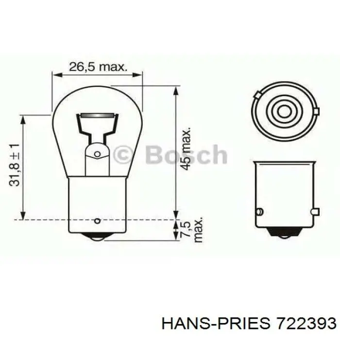 Тяга куліси АКПП/КПП Hans Pries (Topran) 722393 ціна, від 4.88 USD