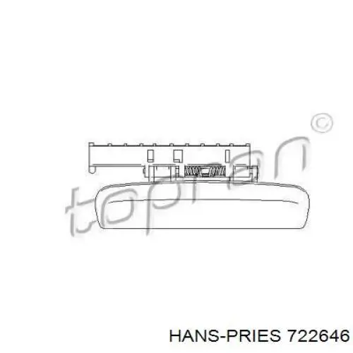 Купити 9101L9 Peugeot/Citroen Ручка передньої двері зовнішня права