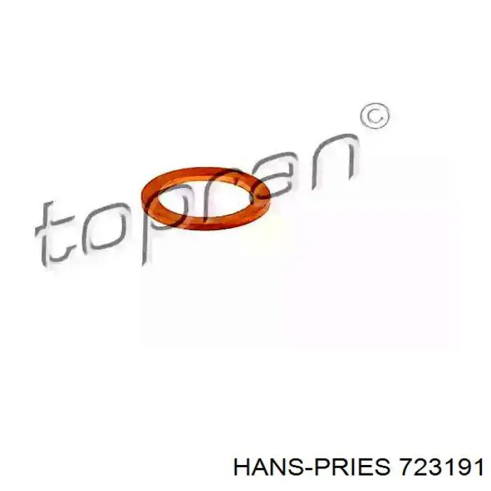 Прокладка шланга відводу масла від турбіни 723191 Hans Pries (Topran)