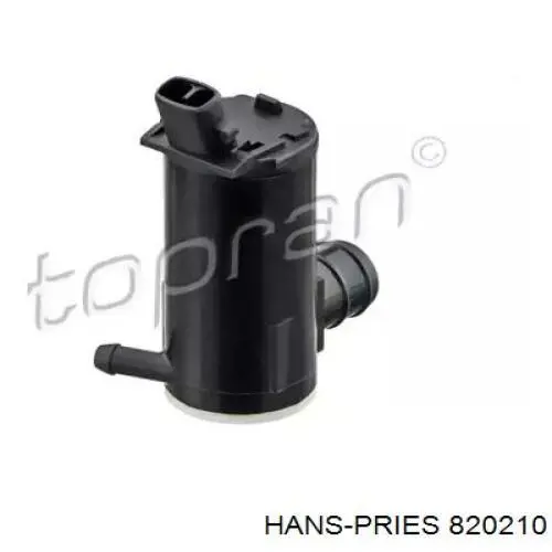 820210 Hans Pries (Topran) насос-двигун омивача скла, переднього