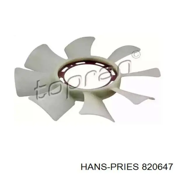 Купити 820647 Hans Pries (Topran) Вентилятор/крильчатка радіатора охолодження