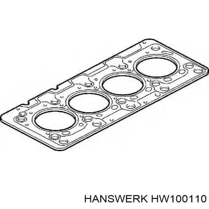 Купити HW100110 Hanswerk Прокладка ГБЦ