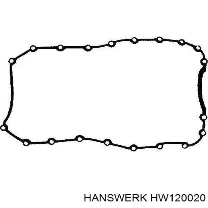 Купити HW120020 Hanswerk Прокладка піддону картера двигуна