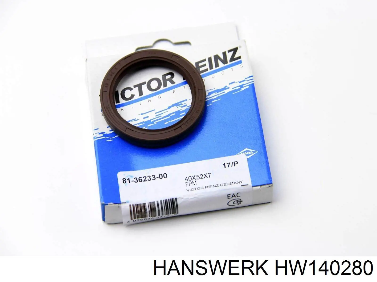 HW140280 Hanswerk сальник колінвала двигуна, передній