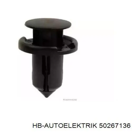 50267136 HB Autoelektrik Кліпса бампера переднього